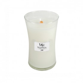 Woodwick Linen Large Candle