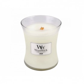 Woodwick Linen Candle Medium