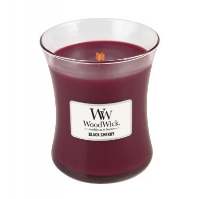 Woodwick Black Cherry Candle Medium