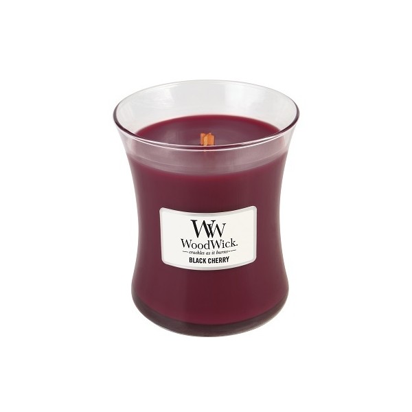 Woodwick Black Cherry Candle Medium