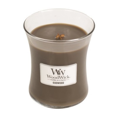 Woodwick Oudwood Candle Medium