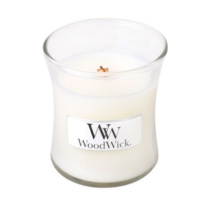 Woodwick White Tea & Jasmine Candle Mini
