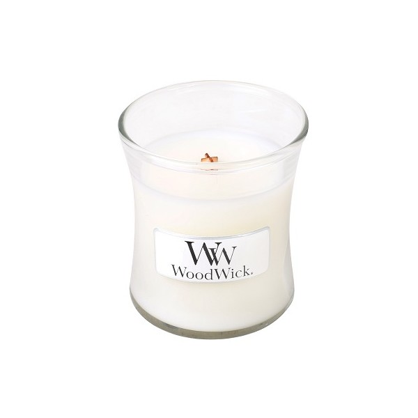 Woodwick White Tea & Jasmine Candle Mini
