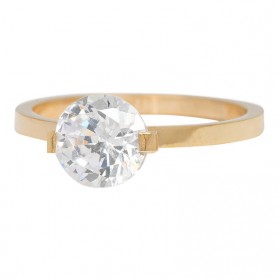 iXXXi Ring Glamour Stone Crystal Gold R4201-1
