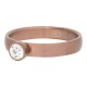 iXXXi Crystal Zirkonia Ring Mat Bruin 4mm