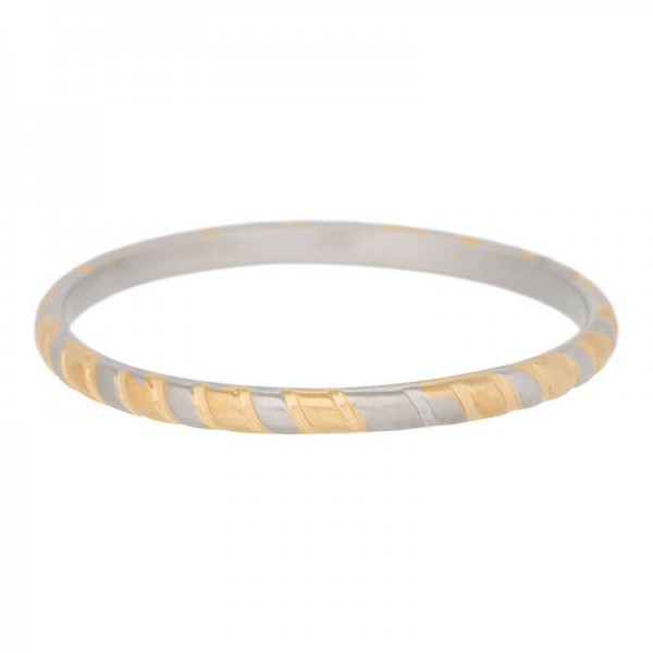 iXXXi Ring Rope  R4501-12 mat goud/zilver