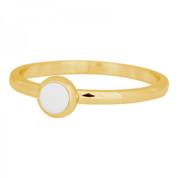 iXXXi Ring Bright white goud R4108-1