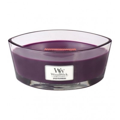 Woodwick Spiced Blackberry Candle Ellips