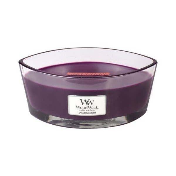 Woodwick Spiced Blackberry Candle Ellips