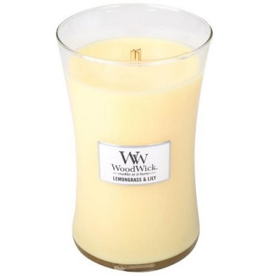 Woodwick Lemongrass & Lily Large Candle