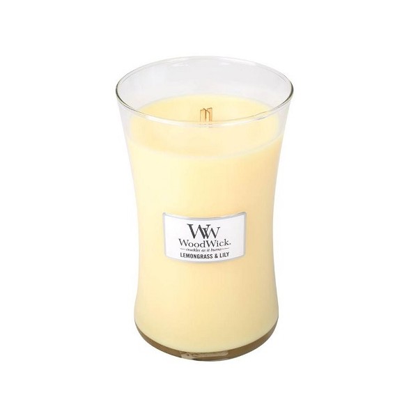 Woodwick Lemongrass & Lily Large Candle