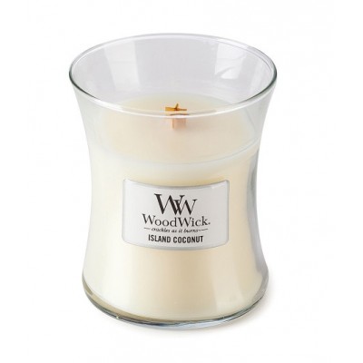 Woodwick Island Coconut Candle Medium