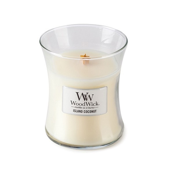 Woodwick Island Coconut Candle Medium