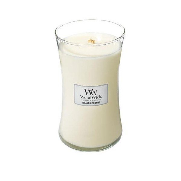 Woodwick Island Coconut Large Candle