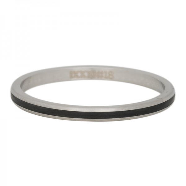 iXXXi ring Line Black 2mm