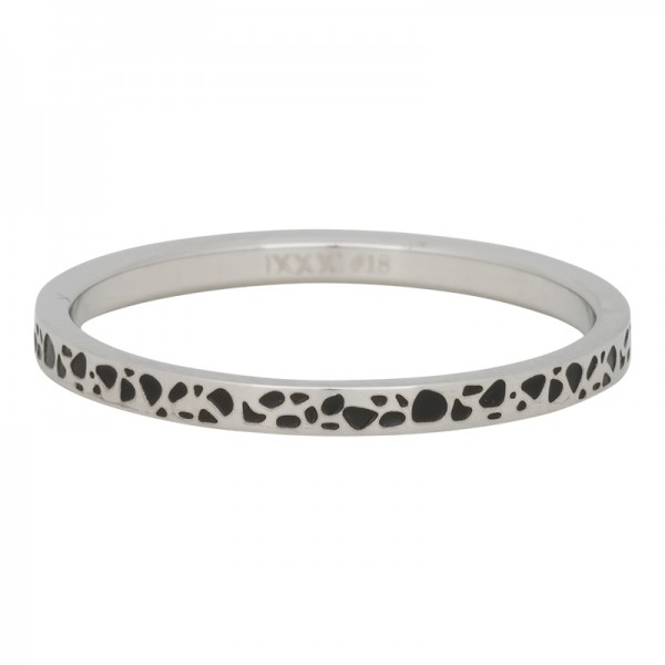 iXXXi Ring Slanting Stripes Zilver R2813-18