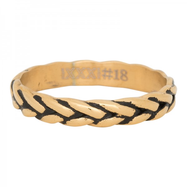 iXXXi Love Wheat Ring Goud 4mm