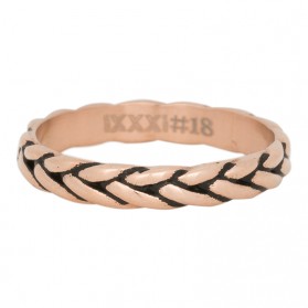 iXXXi Wheat Knot Ring Rose 4mm