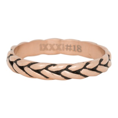 iXXXi Wheat Knot Ring Rose 4mm