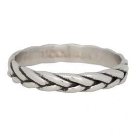 iXXXi Wheat Knot Ring Zilver 4mm