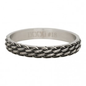 iXXXi Lucky Knot Ring Zilver 4mm