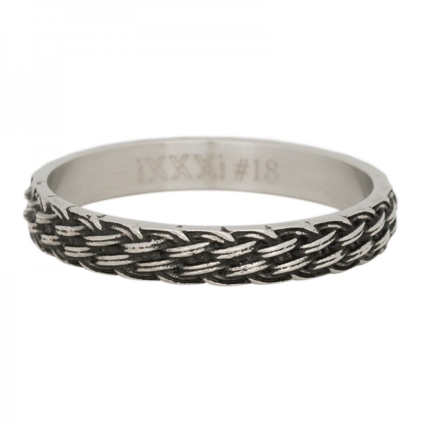 iXXXi Lucky Knot Ring Zilver 4mm