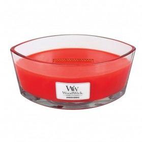 Woodwick Crimson Berries Candle Ellips