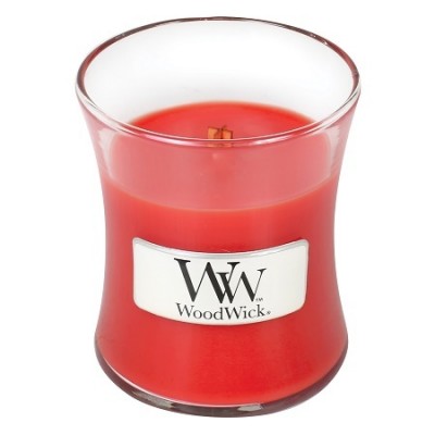 Woodwick Crimson Berries Mini Candle