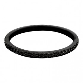 iXXXi Kaviaar ring 2 mm zwart
