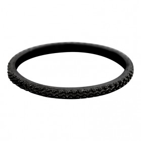 iXXXi Kaviaar ring 2 mm zwart