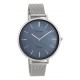 OOZOO Vintage horloge Zilver/Blauw 40mm C9390