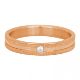 iXXXi Sandblasted 4mm cristal stone rose