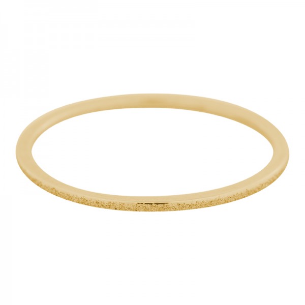 iXXXi sandblasted ring 1mm goud