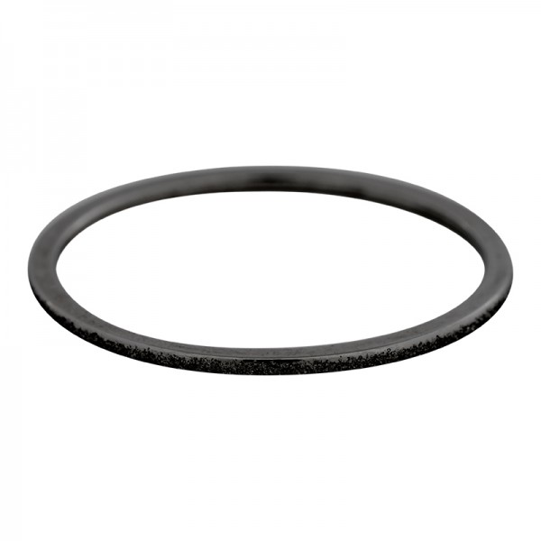 iXXXi sandblasted ring 1mm zwart