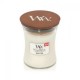 Woodwick White Teak Candle Medium