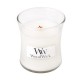 Woodwick White Teak Mini Candle