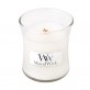 Woodwick White Teak Mini Candle