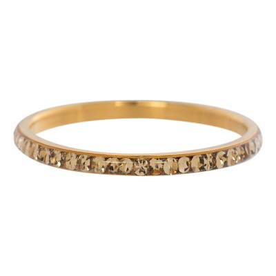 iXXXi Smal Zirkonia Topaz Goud