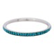 iXXXi Smal Zirkonia Turquoise 2mm Zilver