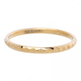 iXXXi Pyramide Ring 2mm Goud