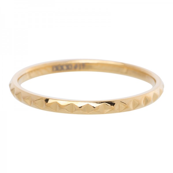 iXXXi Pyramide Ring 2mm Goud