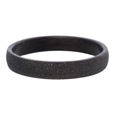 iXXXi Sandblasted ring 4 mm Zwart