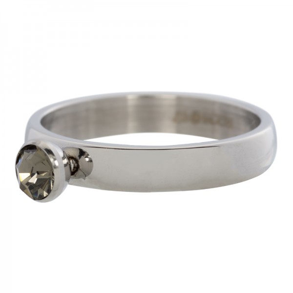 iXXXi Crystal Zirkonia Ring Zilver 4mm