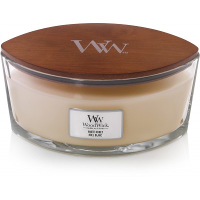 Woodwick White Honey Candle Ellips