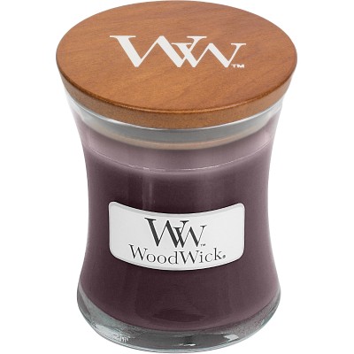 Woodwick Black Plum Cognac Candle Mini