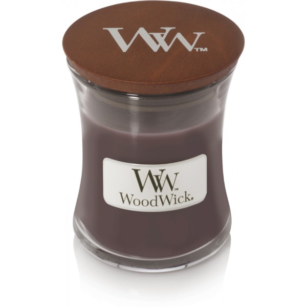 Woodwick Sueded Sandalwood Candle Mini