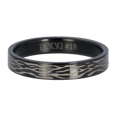 iXXXi Black Zebra Zwart 4mm