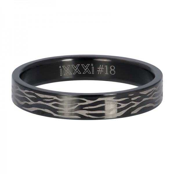 iXXXi Black Zebra Zwart 4mm