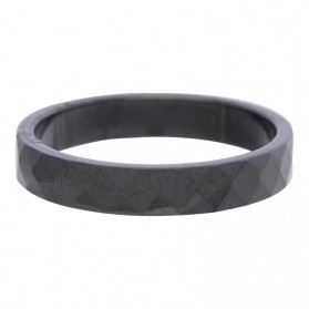 ixxxi Ring Facet Black Ceramic