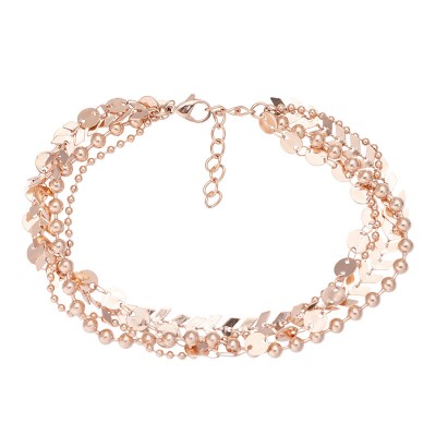 IXXXI Arrow Chain Enkelband Rosé